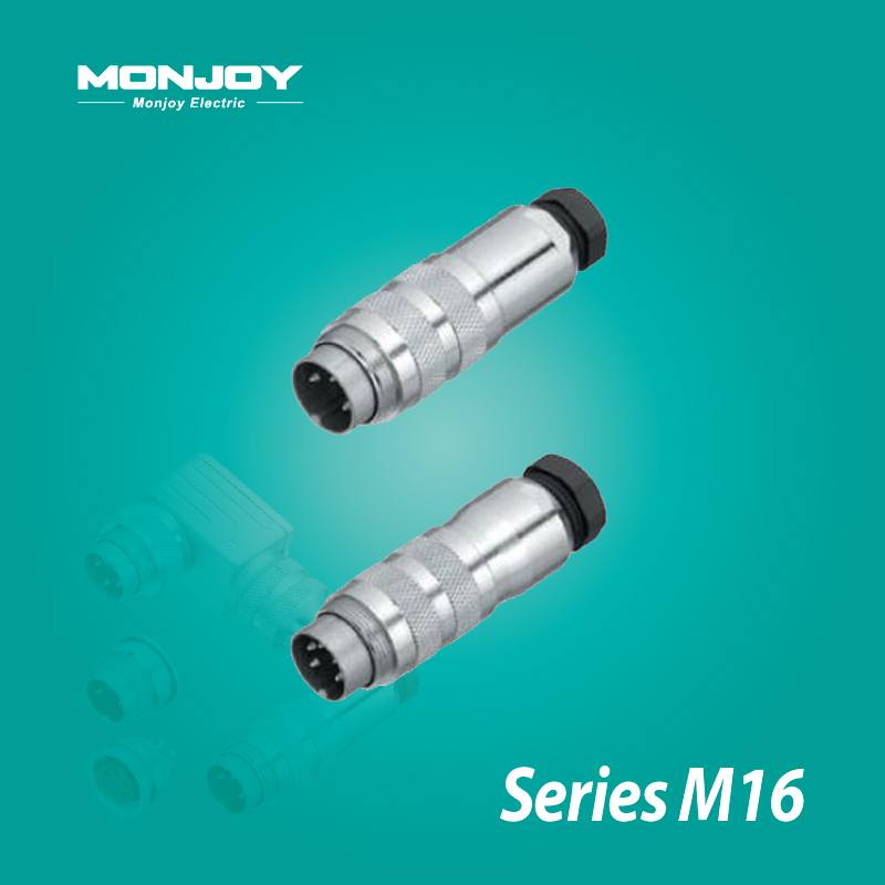 M16*0.75,直式，針，焊接, 電纜連接器