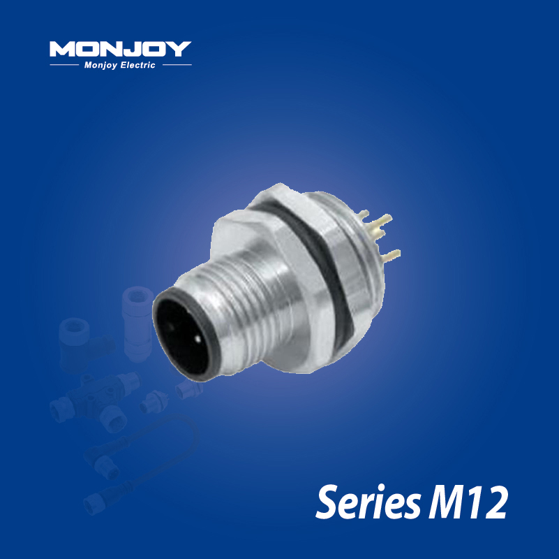 M12*1.0，B標(biāo)準(zhǔn)，針，浸焊， 板后，底座