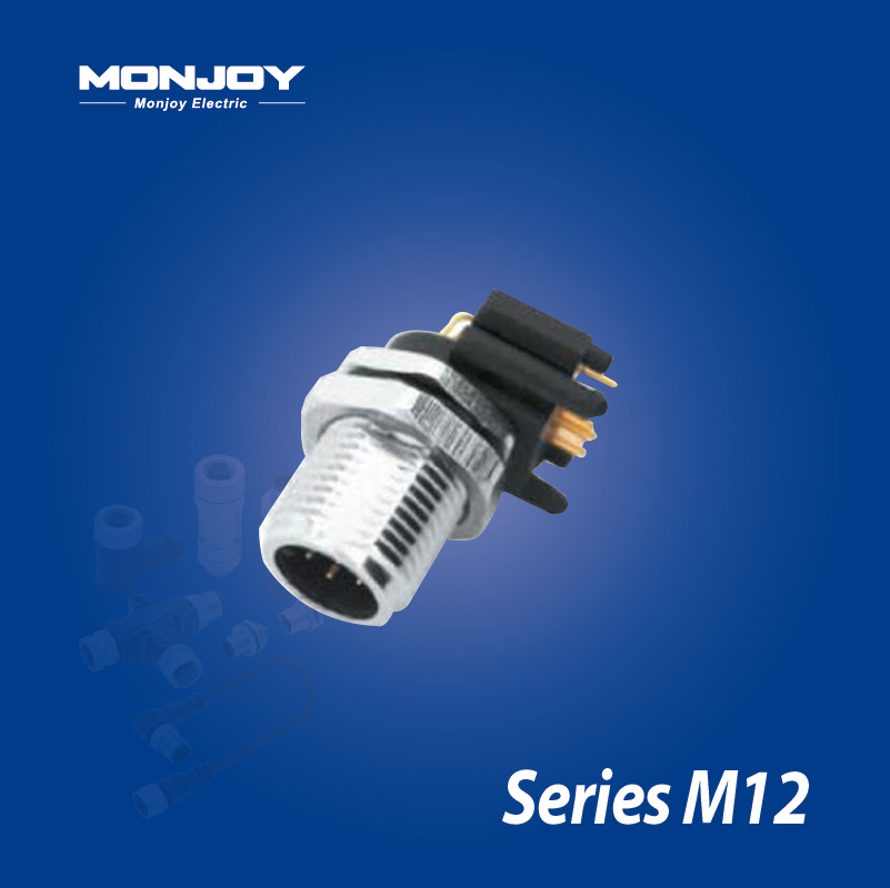 M12*1.0，A標(biāo)準(zhǔn)，彎式，針， 浸焊，板前，底座