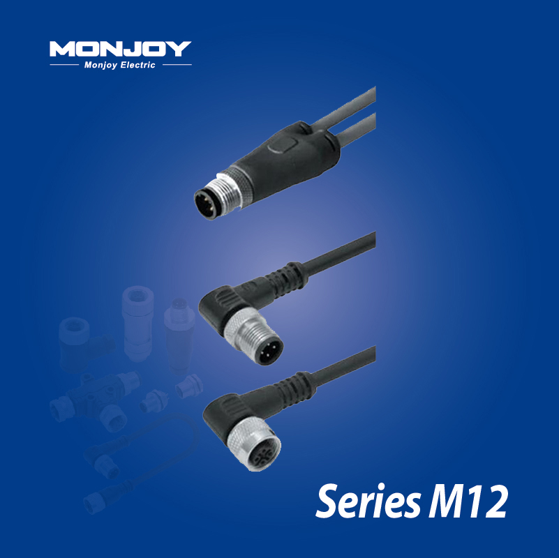  M12*1.0，直式，針-M12*1.0， 彎式，針/孔，澆鑄連接器