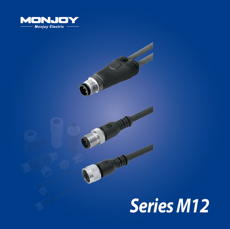  M12*1.0，直式，針-M12*1.0， 直式，針/孔，澆鑄連接器